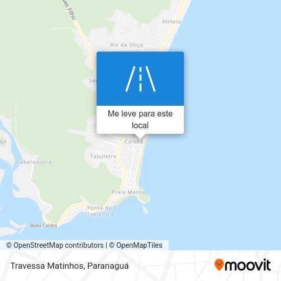 Travessa Matinhos mapa