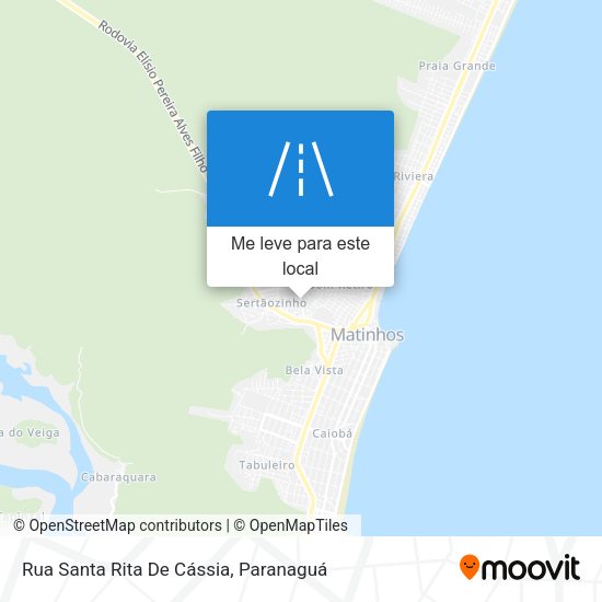 Rua Santa Rita De Cássia mapa