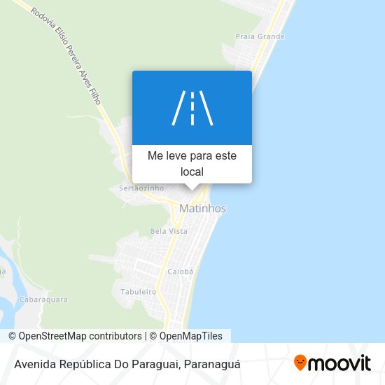 Avenida República Do Paraguai mapa