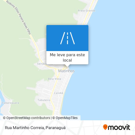 Rua Martinho Correia mapa