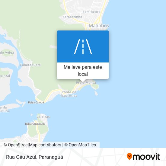 Rua Céu Azul mapa