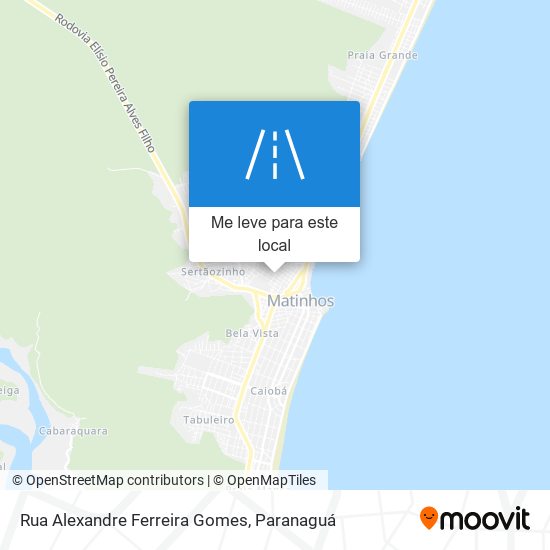 Rua Alexandre Ferreira Gomes mapa