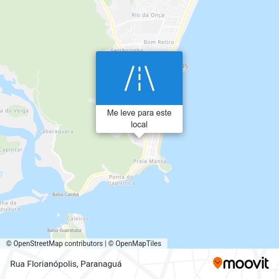 Rua Florianópolis mapa