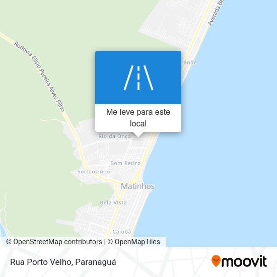 Rua Porto Velho mapa
