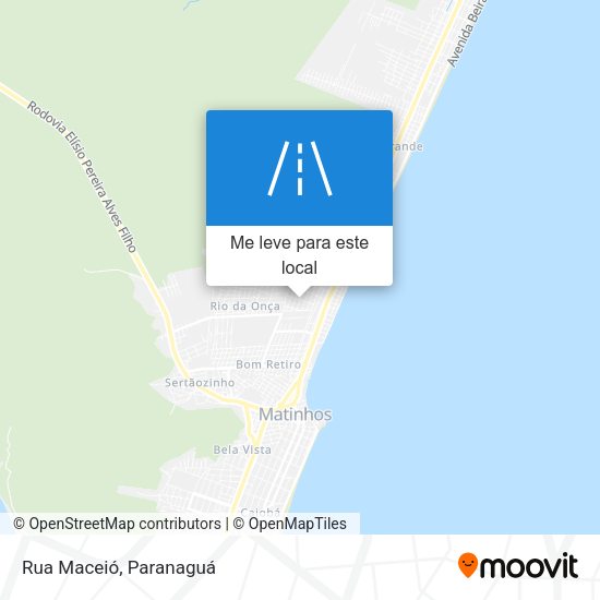 Rua Maceió mapa