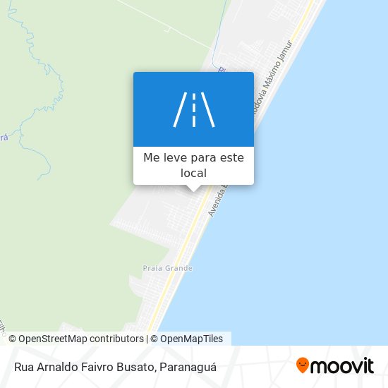 Rua Arnaldo Faivro Busato mapa