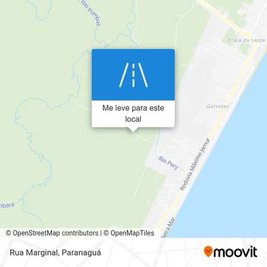 Rua Marginal mapa