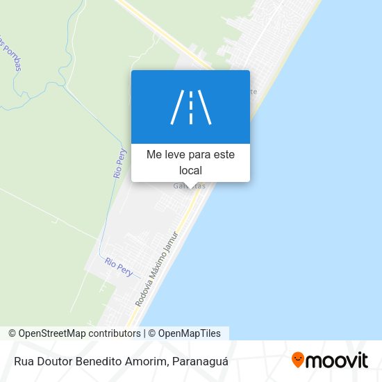 Rua Doutor Benedito Amorim mapa