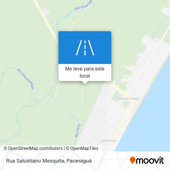 Rua Salustiano Mesquita mapa