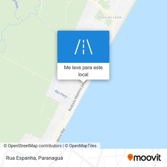 Rua Espanha mapa