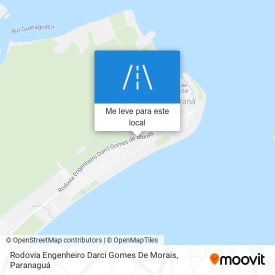 Rodovia Engenheiro Darci Gomes De Morais mapa