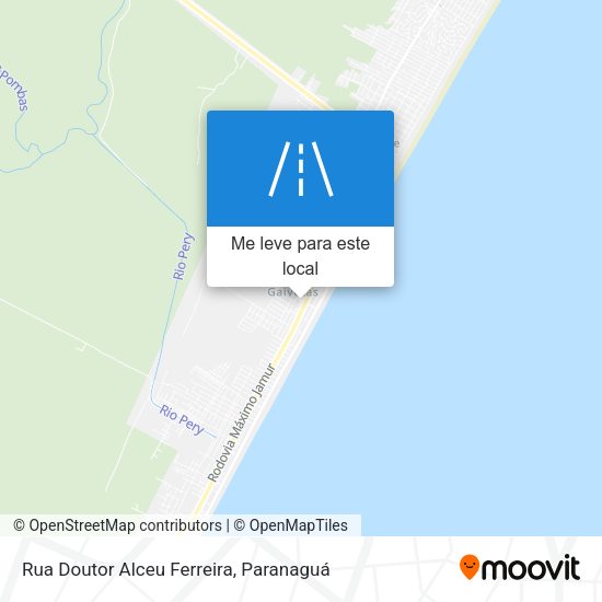 Rua Doutor Alceu Ferreira mapa