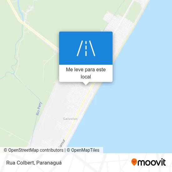 Rua Colbert mapa