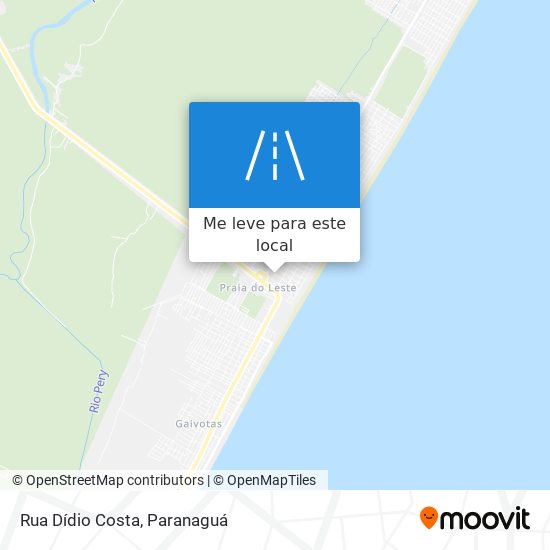 Rua Dídio Costa mapa