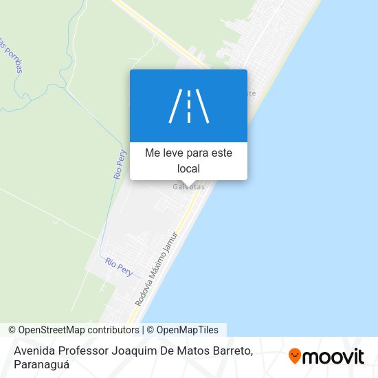 Avenida Professor Joaquim De Matos Barreto mapa