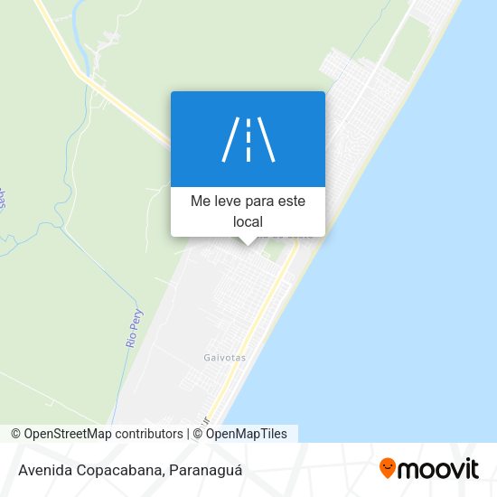 Avenida Copacabana mapa