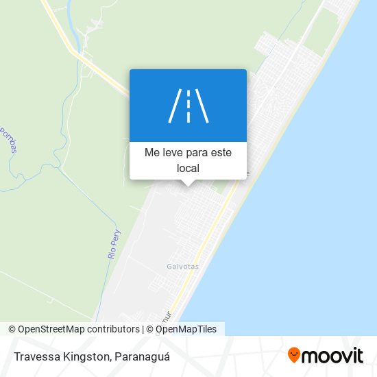 Travessa Kingston mapa