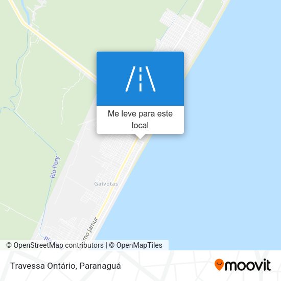 Travessa Ontário mapa