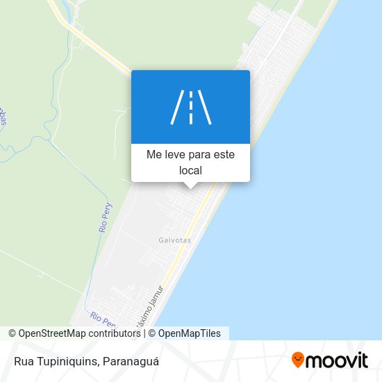 Rua Tupiniquins mapa