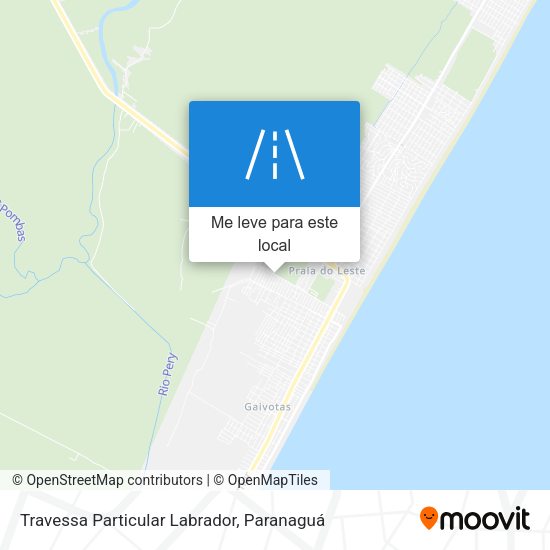 Travessa Particular Labrador mapa