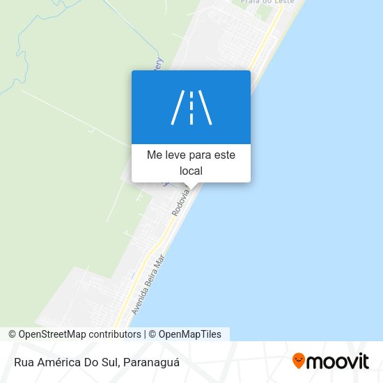 Rua América Do Sul mapa