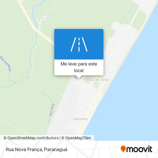 Rua Nova França mapa