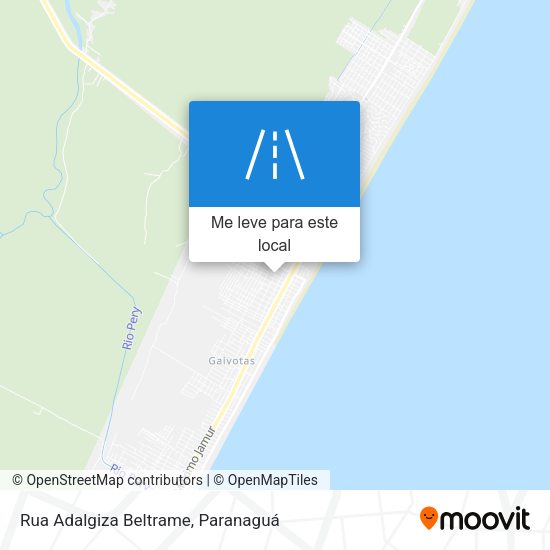 Rua Adalgiza Beltrame mapa
