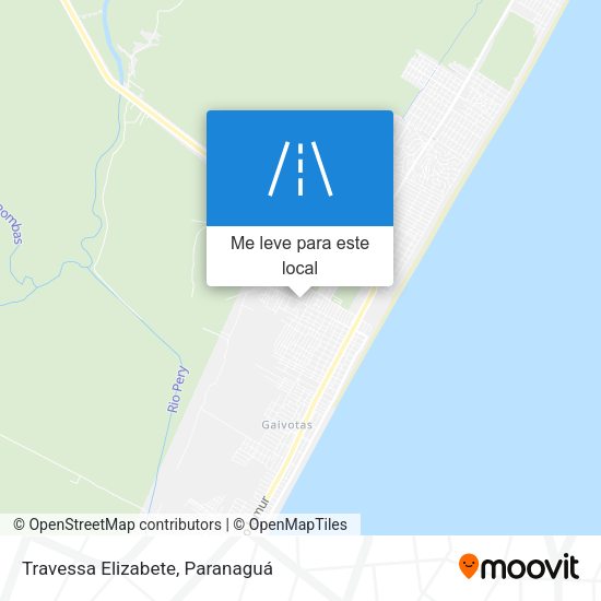 Travessa Elizabete mapa