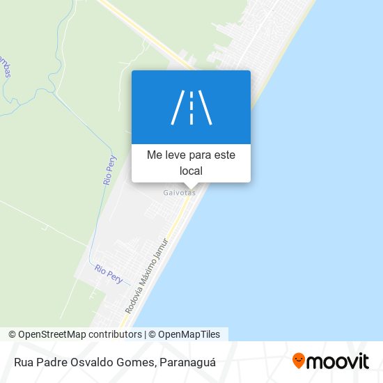 Rua Padre Osvaldo Gomes mapa