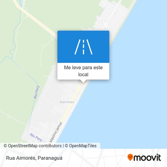 Rua Aimorés mapa