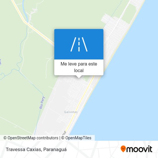Travessa Caxias mapa