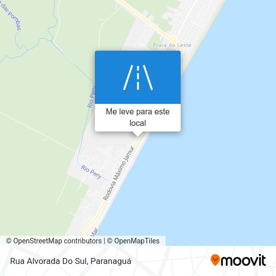 Rua Alvorada Do Sul mapa