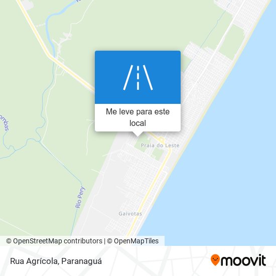 Rua Agrícola mapa