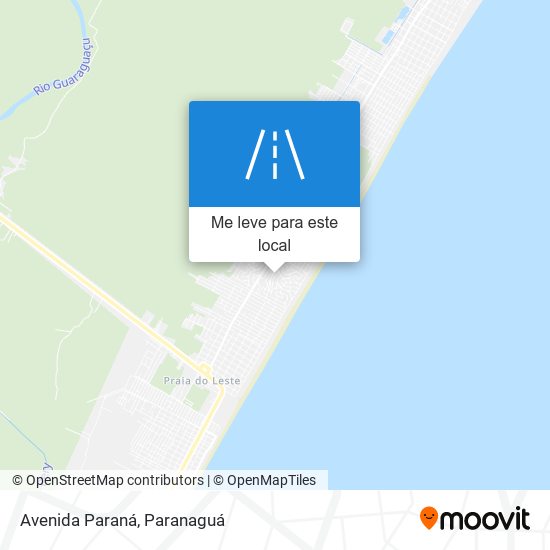 Avenida Paraná mapa