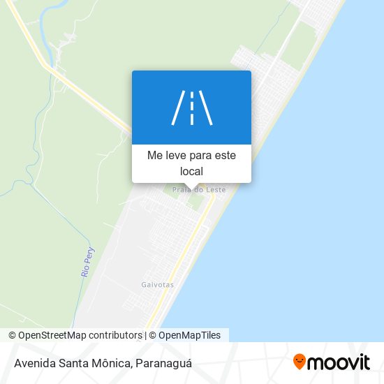 Avenida Santa Mônica mapa