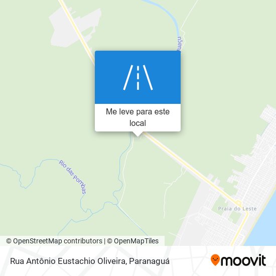 Rua Antônio Eustachio Oliveira mapa