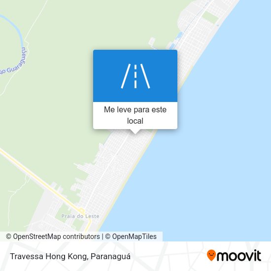 Travessa Hong Kong mapa