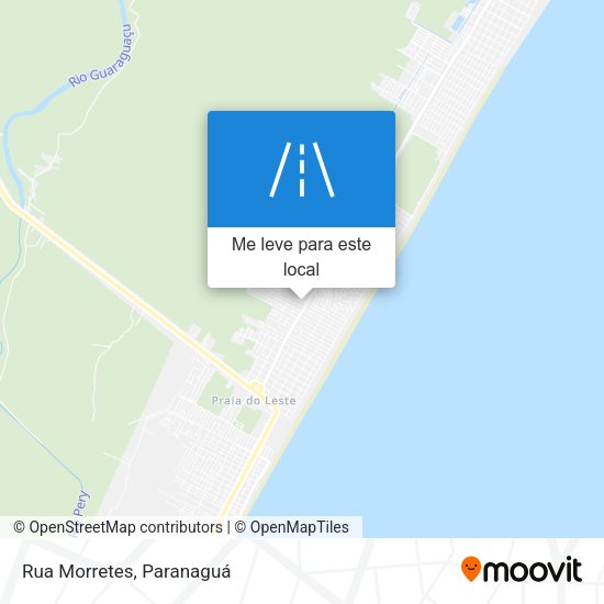 Rua Morretes mapa