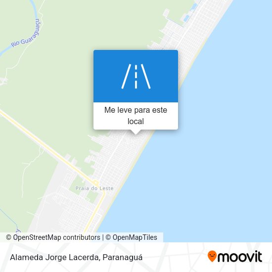 Alameda Jorge Lacerda mapa