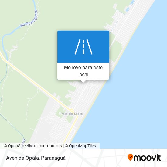 Avenida Opala mapa