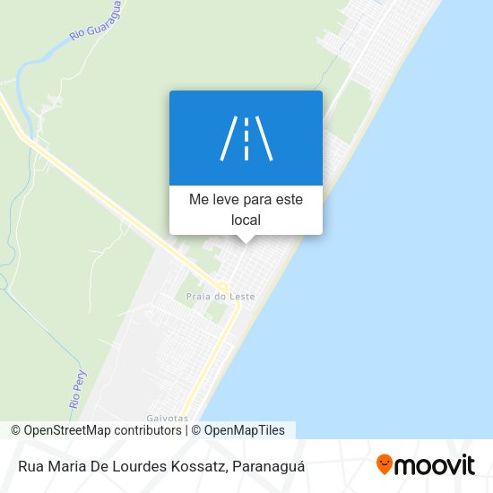 Rua Maria De Lourdes Kossatz mapa