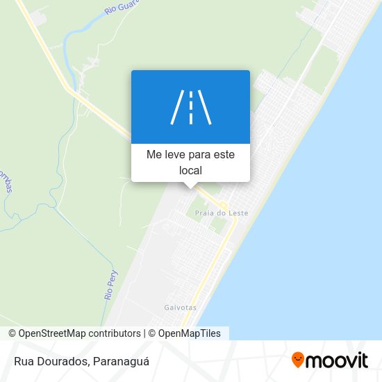 Rua Dourados mapa
