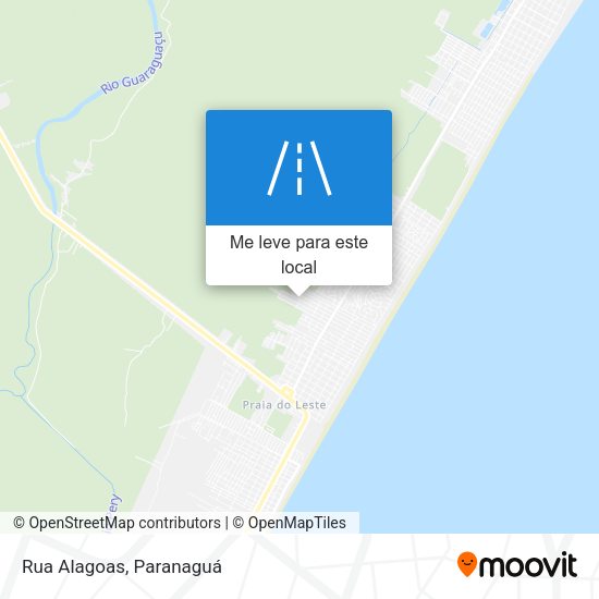 Rua Alagoas mapa