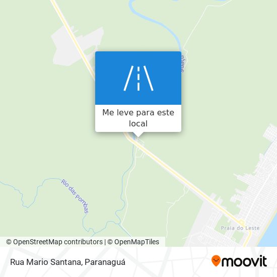 Rua Mario Santana mapa