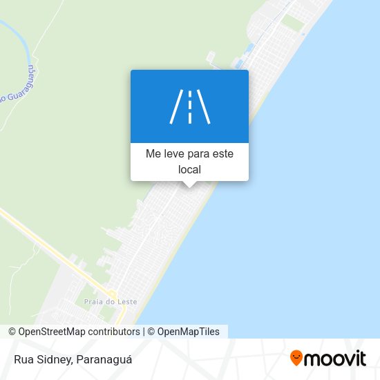 Rua Sidney mapa