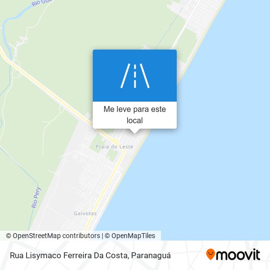 Rua Lisymaco Ferreira Da Costa mapa