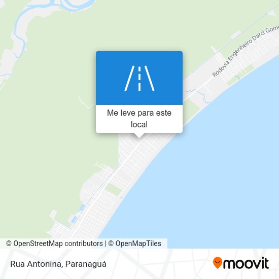Rua Antonina mapa