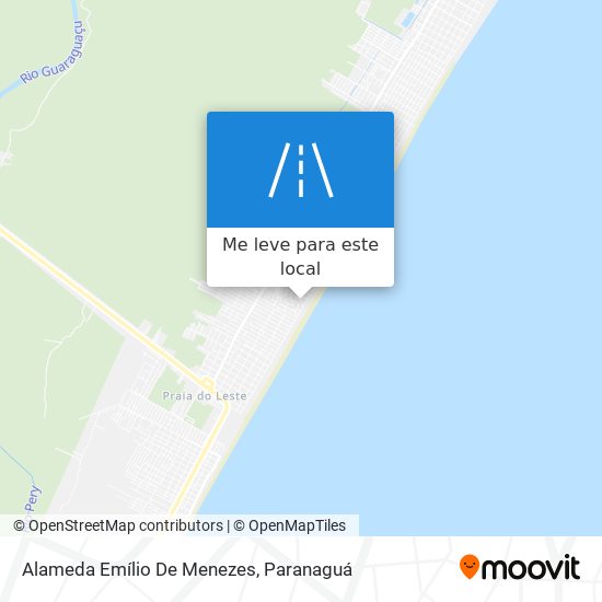 Alameda Emílio De Menezes mapa