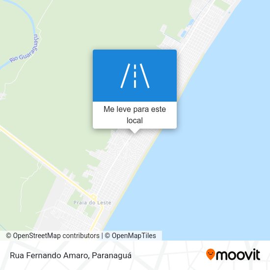 Rua Fernando Amaro mapa