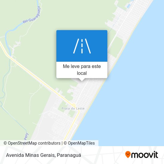 Avenida Minas Gerais mapa